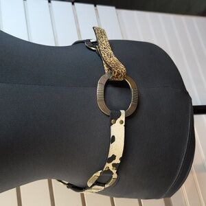 Chico's Capetown Slouch Leather Belt Small NWOT